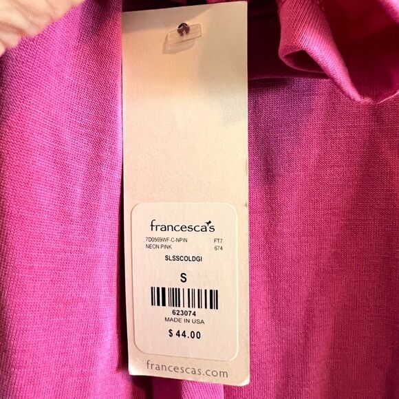 Francesca’s Pink stretchy dress NWT - Picture 4 of 4